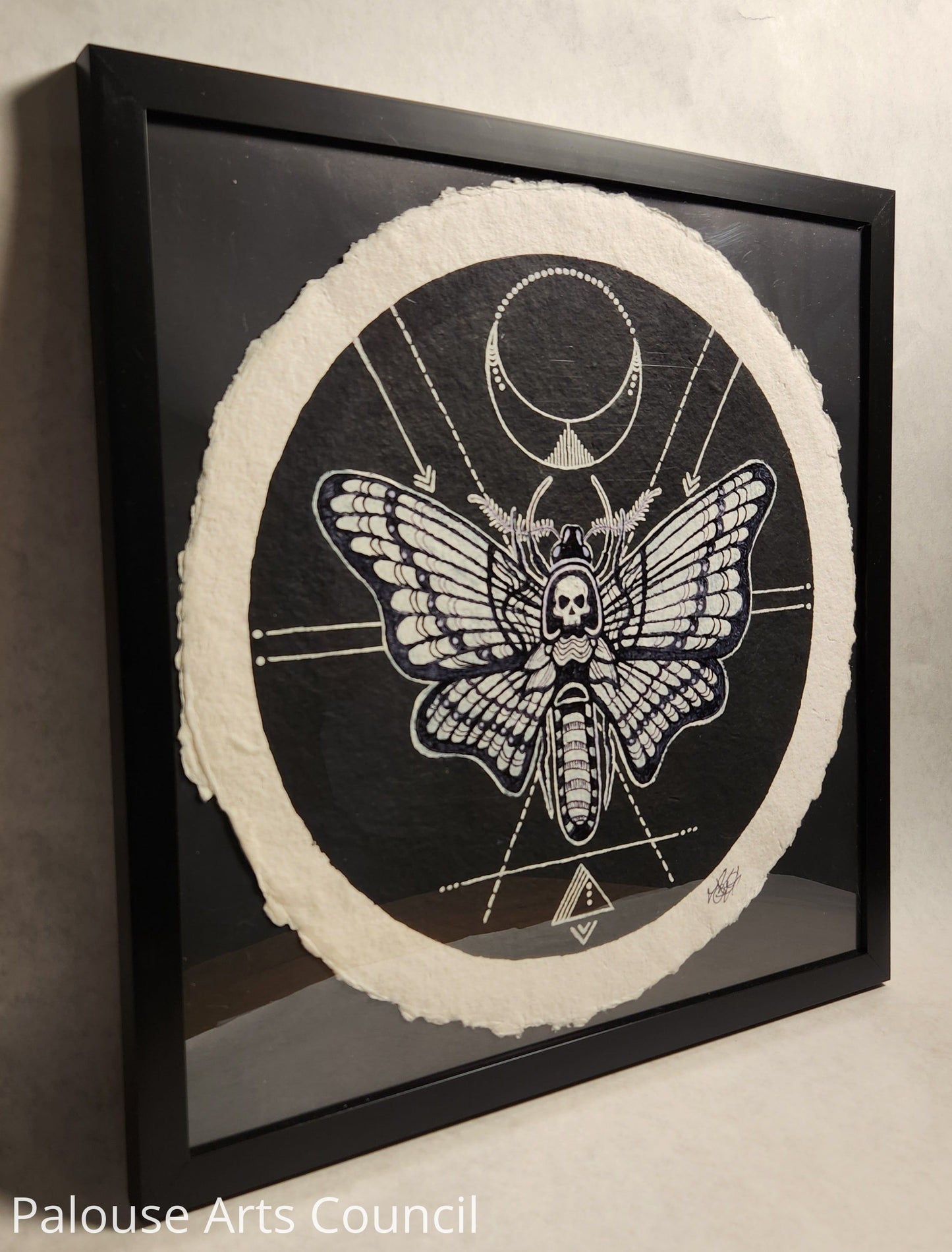 Death head night - Shannon Plunkett - Acrylic and ink