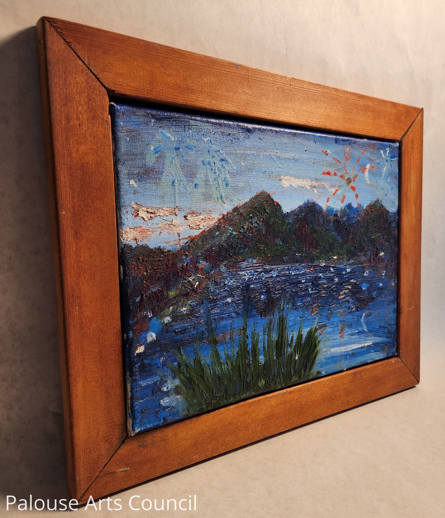 Rock the Lake - Plein Air - Kasiah Sword - Oil on canvas