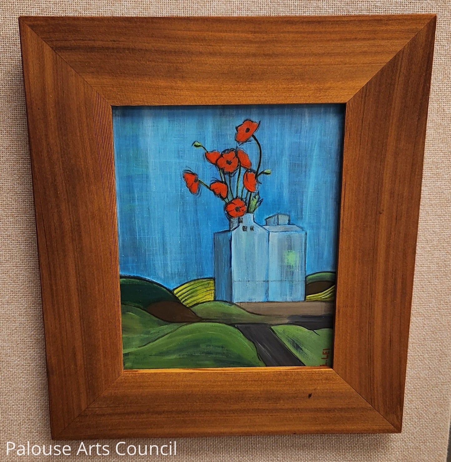 Vase - Lucy Mullendore - acrylic on hardboard
