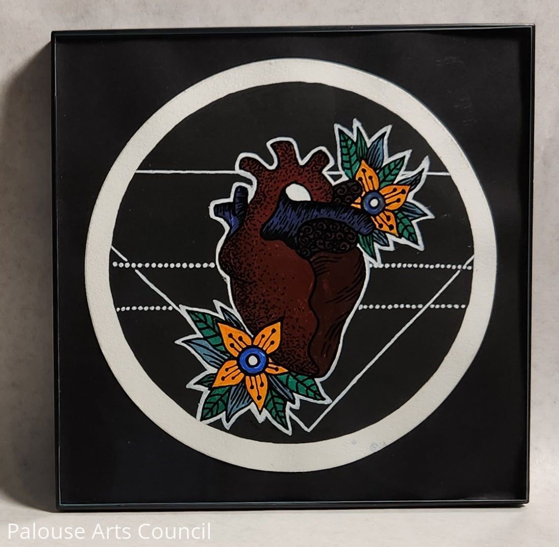 Heart - Shannon Plunkett - Acrylic and ink