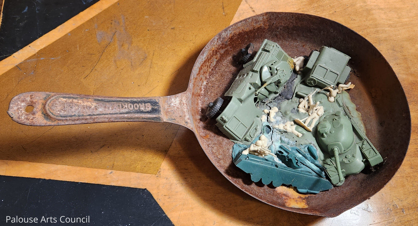 Scramble Battle - Russ Wheelhouse - Mixed Media