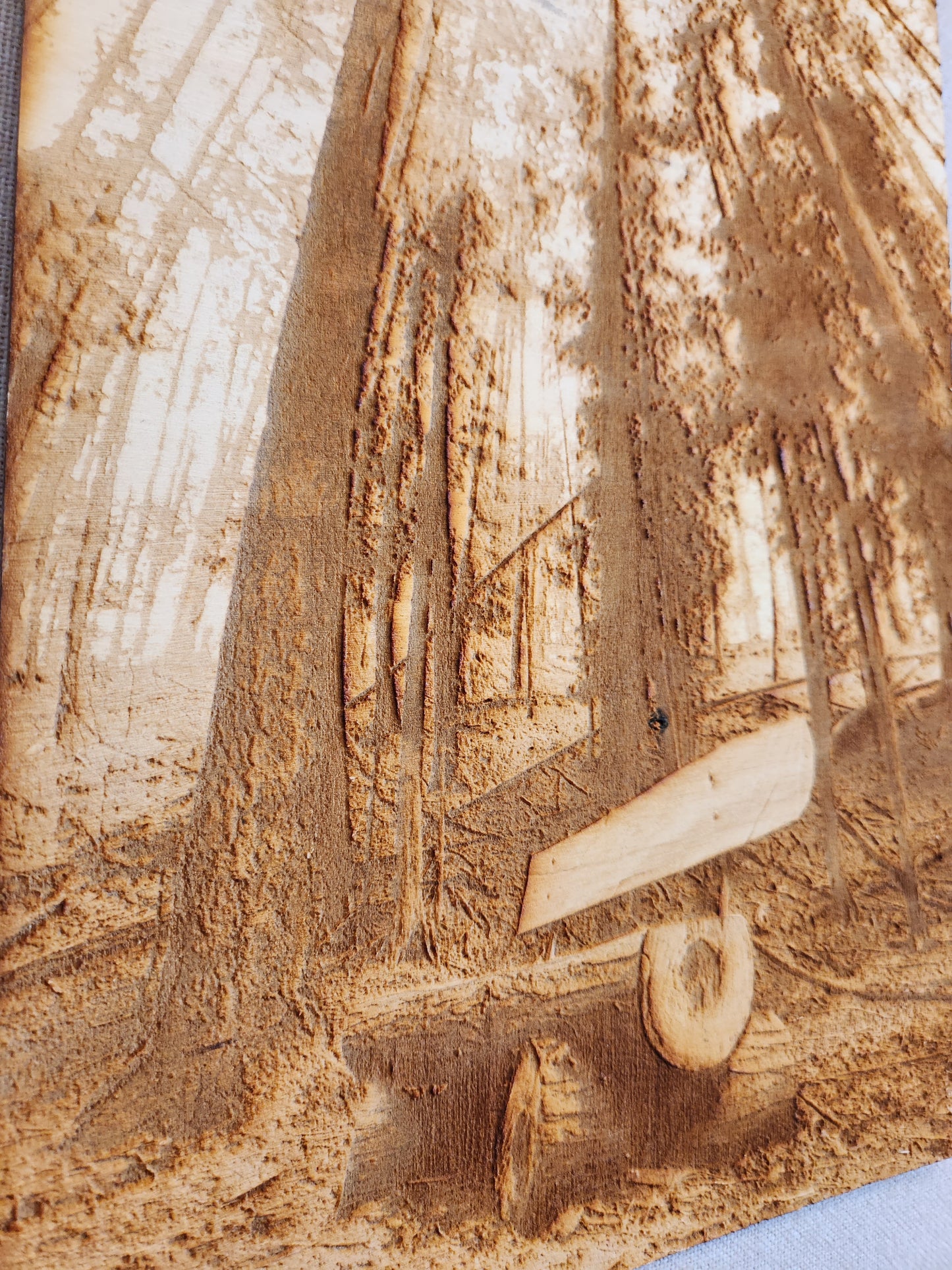 Sit & Ponder - Shishona Turner - Laser engraved photo