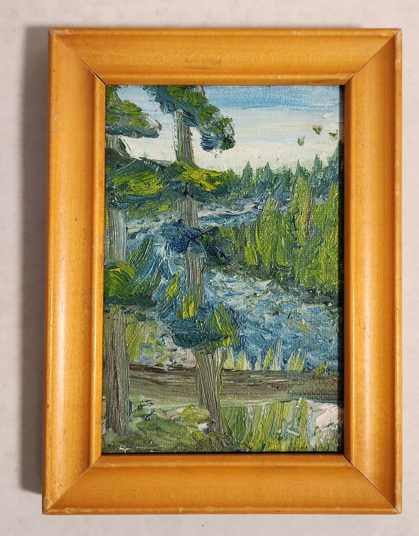 Clearwater River - Kasiah Sword - Oil on canvas framed