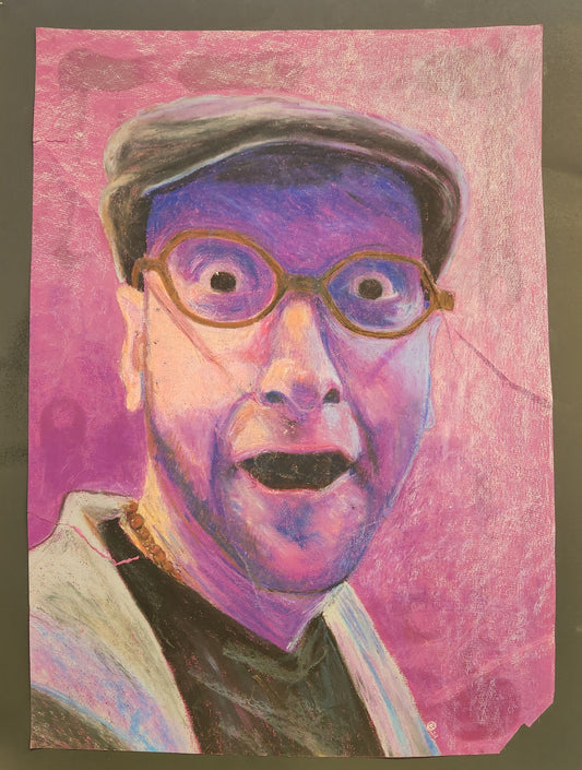 It Takes Two to Tango: Mr. Zook - Kasey Kampster - oil pastel