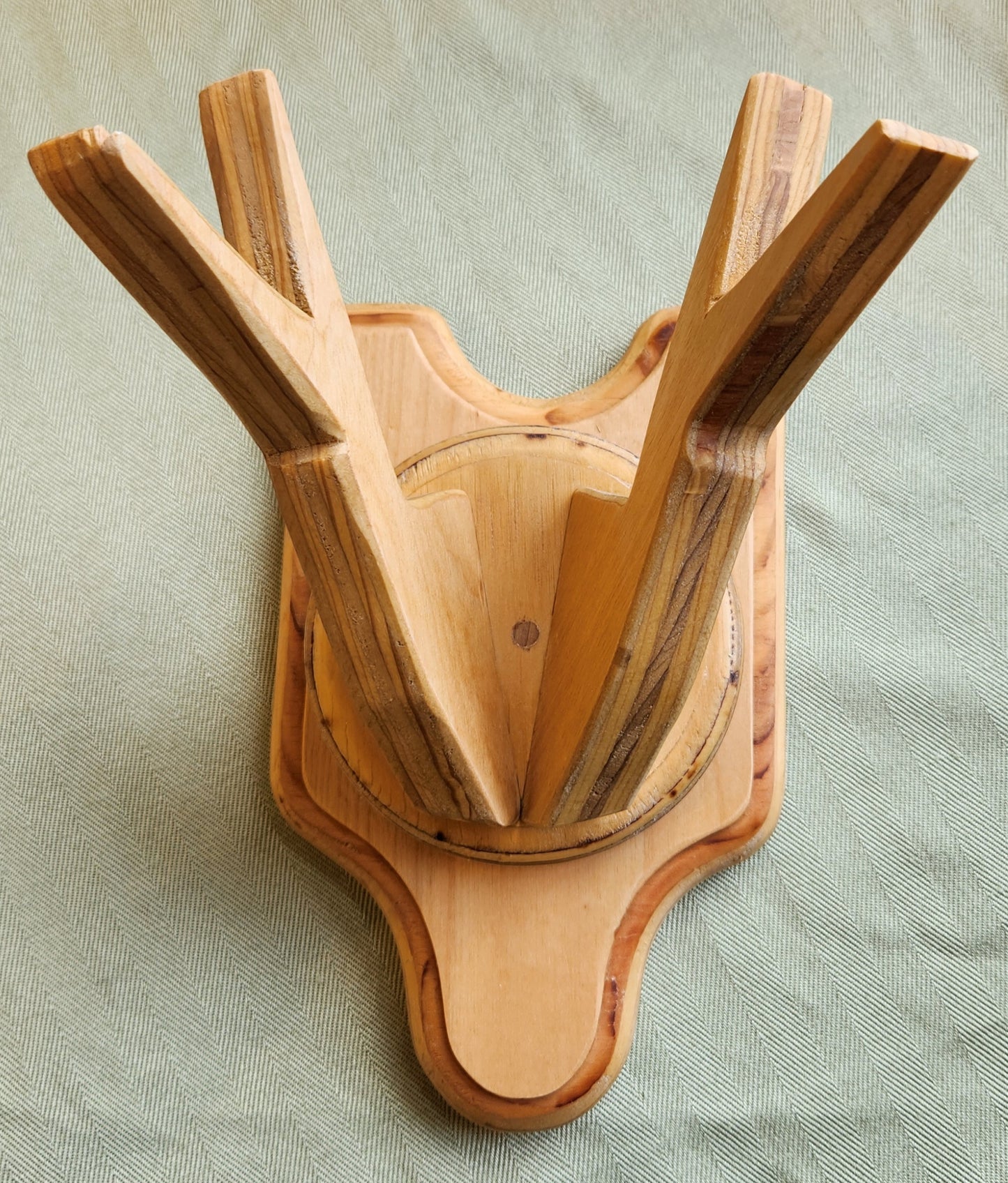 Recycled Deer Mounts: Chester - Danny Mullendore - Scrap birch plywood