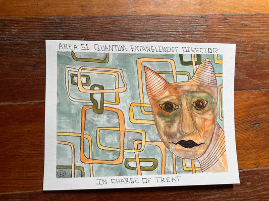 Area 51 Quantum Entanglement Director In Charge of Treat