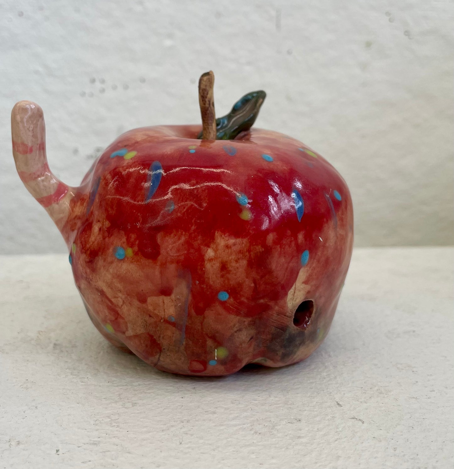 lovingly, worm - Kelsey Harrington - low fired stoneware and glaze