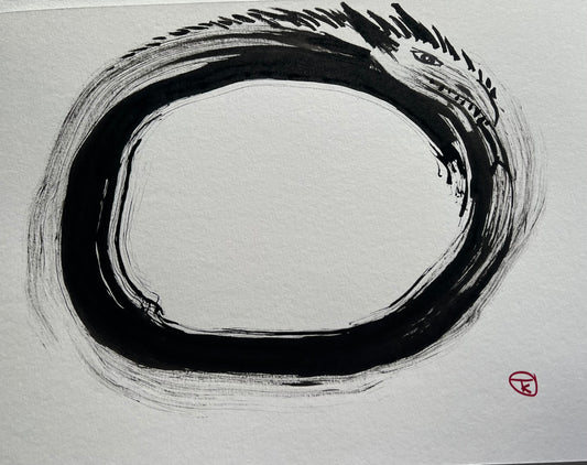 Year of the Dragon #7 - Tina Ochs - Sumi Ink