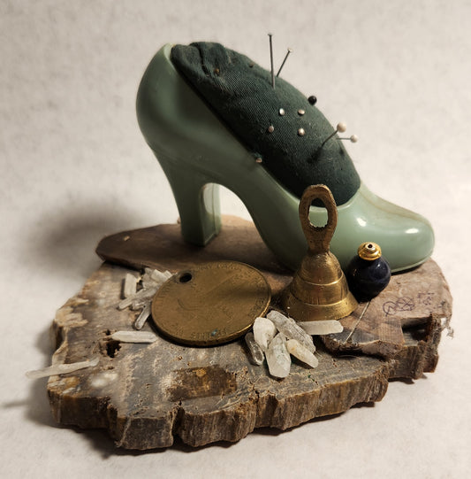 Cinderella's Pin Cushion - Russ Wheelhouse - Mixed Media