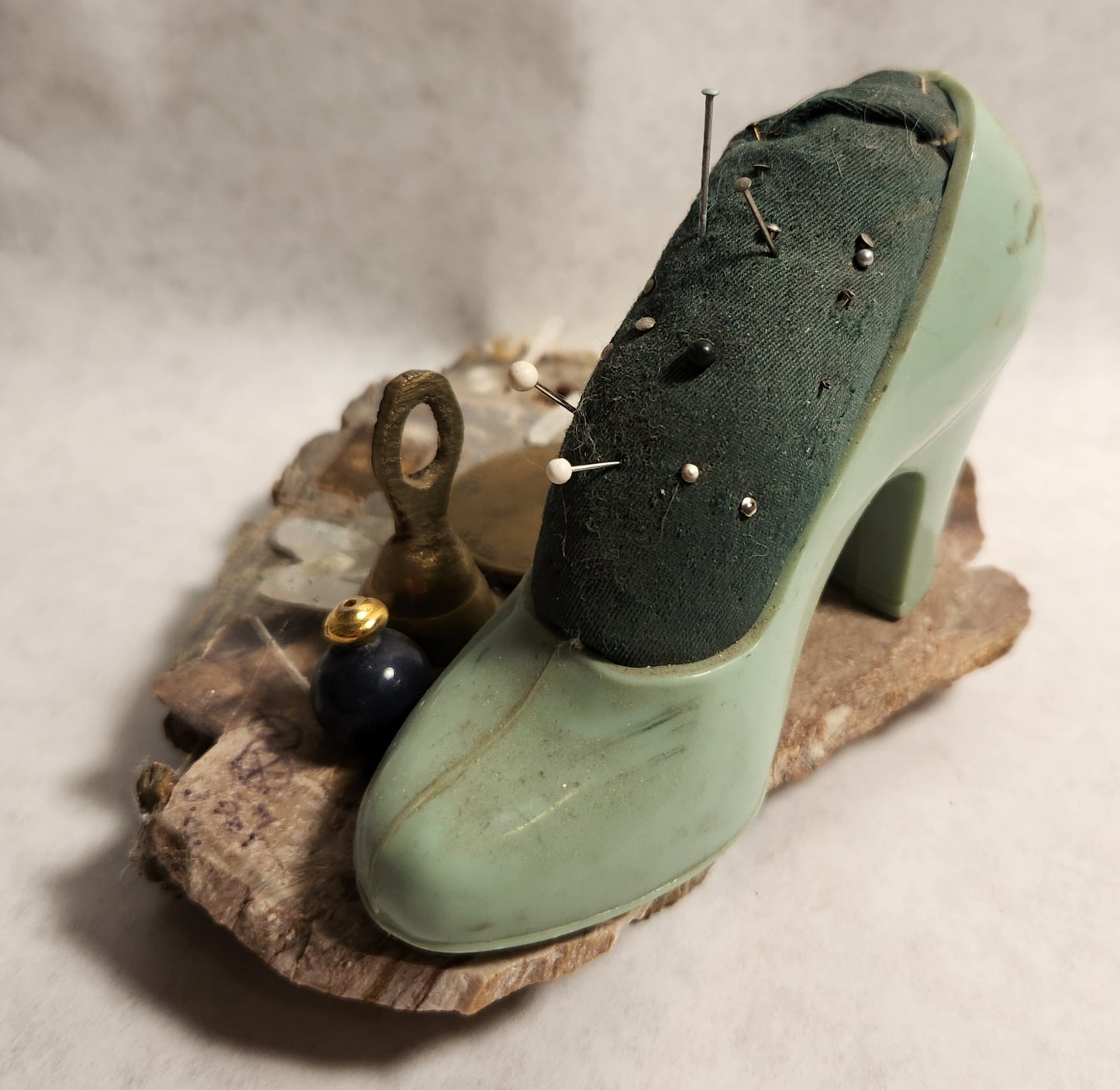 Cinderella's Pin Cushion - Russ Wheelhouse - Mixed Media